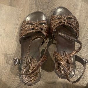 Brown sandals